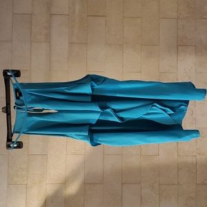 Breezy Mossimo Teal Handkerchief Tank Top